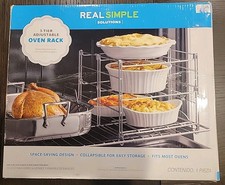 Usado, Rack de forno ajustável 3 camadas Real Simple Solutions dobrável comprar usado  Enviando para Brazil