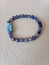 Bracelet perles aventurine d'occasion  Pont-Saint-Esprit