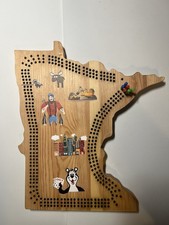 Minnesota shaped cribbage for sale  Ocean Springs