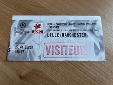 Ticket 2001 lille for sale  DUNMOW