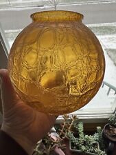 Amber crackle glass for sale  Fond Du Lac