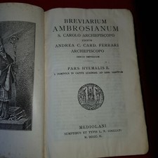 Art.r171011gs breviarium ambro usato  Milano