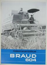 Prospectus brochure moissonneu d'occasion  Auneau