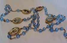 Blue glass rosary for sale Blue glass rosary for sale  NEWPORT