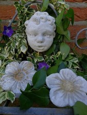 Steinfiguren3er engelrelief ma gebraucht kaufen  Ahlerstedt