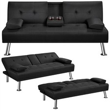 Fabric upholstered sofa for sale  IPSWICH