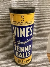 Bolas de tênis seladas 1940’s Wilson Sporting Goods Co, Championship lata-VINES comprar usado  Enviando para Brazil