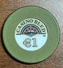 Ficha de pôquer para jogos de US$ 1 euro cassino Bled Eslovênia Europa  comprar usado  Enviando para Brazil