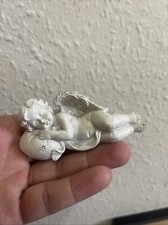 Sleeping cherub statue for sale  LONDON