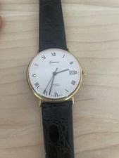 Herrenarmbanduhr massiv gelbgo gebraucht kaufen  Bad Hersfeld