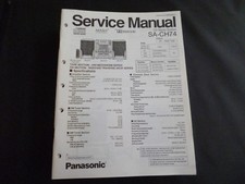 Original Service Manual  Panasonic SA-CH74 comprar usado  Enviando para Brazil