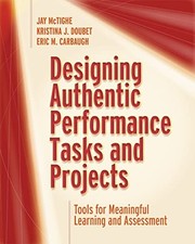 DESIGNING AUTHENTIC PERFORMANCE TASKS AND PROJECTS: TOOLS By Jay Mctighe VG segunda mano  Embacar hacia Mexico