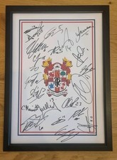 tranmere rovers FC assinado 2025 A4 folha emoldurada assinada à mão  comprar usado  Enviando para Brazil