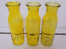 Yellow glass cylinder for sale  North Las Vegas