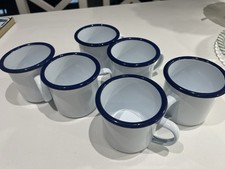 Set enamelware mugs for sale  LONDON