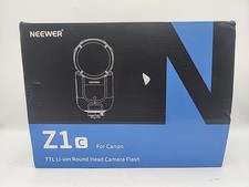 Flash Speedlite Neewer Z1-C TTL cabeça redonda para Canon | Caixa aberta sem difusor de cúpula comprar usado  Enviando para Brazil