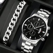 Herren armbanduhr edelstahl gebraucht kaufen  Essen
