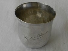 Timbale gobelet argent d'occasion  Épernay
