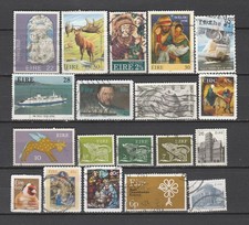Irlande lot timbres d'occasion  Champs-sur-Marne