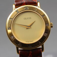 [Quase em perfeito estado] Gucci 3000.2.L 26mm relógio feminino quartzo mostrador dourado do Japão comprar usado  Enviando para Brazil