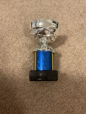 Silver blue trophy for sale  LEICESTER