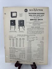 Receptores de televisão Rca Victor 8T270 8TC270 dados de serviço, lista de peças limpa comprar usado  Enviando para Brazil