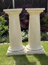 Gartensäulen dekosäule beige gebraucht kaufen  Algermissen