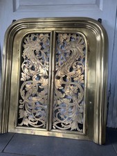 Cheminée laiton bronze d'occasion  Solesmes