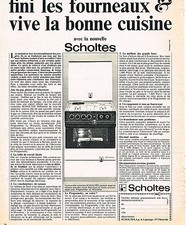 Publicite 1966 scholtes d'occasion  Le Luc