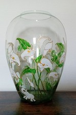Vase ancien verre d'occasion  Pont-Évêque
