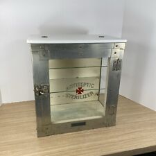 Usado, Estojo de armário esterilizador antisséptico vintage antigo década de 1930 Emil J Paidar Co comprar usado  Enviando para Brazil