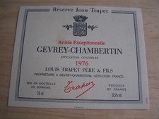 Etiquette vin gevrey d'occasion  Quimperlé