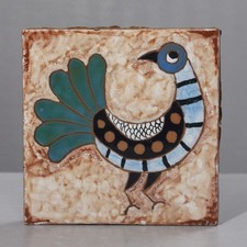 Vintage ceramic tile d'occasion  Expédié en Belgium