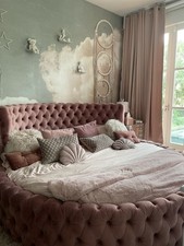 Round dusty pink for sale  LONDON