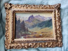 Vintage alpine landscape for sale  BANBRIDGE