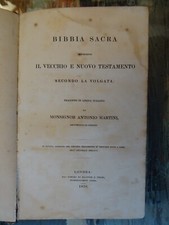 Bibbia sacra vecchio usato  Vertemate con Minoprio