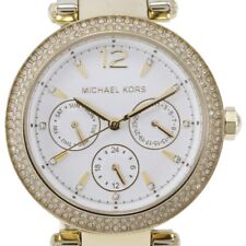 Relógios Michael Kors MK-5780 mostrador branco aço inoxidável quartzo analógico displ... comprar usado  Enviando para Brazil