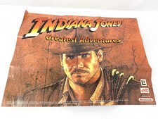 Pôster Nintendo Lucas Arts vintage Indiana Jones' Greatest Adventures/JVC Games SNES, usado comprar usado Pôster Nintendo Lucas Arts vintage Indiana Jones' Greatest Adventures/JVC Games SNES, usado comprar usado  Enviando para Brazil