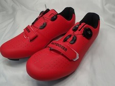 BETOOSEN Vermelho Bicicleta Sapatos de Ciclismo Masculino VELOCIDADE Chuteira Compat Auto Bloqueio 44 EUA 11 Novo comprar usado  Enviando para Brazil