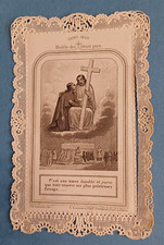 Ancienne image pieuse d'occasion  Villeneuve-les-Beziers