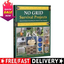 NO Grid Survival Projects How to Produce on Your Property Paperback Book-English comprar usado  Enviando para Brazil