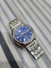 Orient Ha automático GS469714-8B mostrador azul índices aplicados comprar usado  Enviando para Brazil