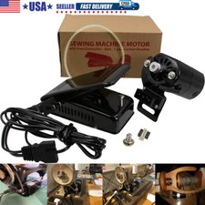 1.0 AMPS MÁQUINA DE COSTURA DOMÉSTICA MOTOR E PEDAL CANTOR HA1 15 66 99K 100 WATTS PRETO comprar usado  Enviando para Brazil