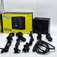 Fonte de alimentação Corsair RM750e (2023) totalmente modular baixo ruído 80 Plus dourada comprar usado  Enviando para Brazil