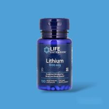 Life Extention Lithiunm Orotat | 1.000 m cg, 100 pflanzliche Kapseln comprar usado  Enviando para Brazil
