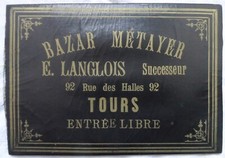 Tours bazar métayer d'occasion  Sainte-Suzanne