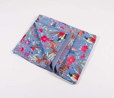 Bird Print Kantha Reversible Quilt Indian Bedding Handmade Throw Bedspread Queen comprar usado Bird Print Kantha Reversible Quilt Indian Bedding Handmade Throw Bedspread Queen comprar usado  Enviando para Brazil