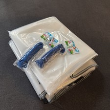 Transparent tarpaulin approx for sale  SHREWSBURY
