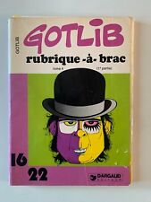 Gotlib rubrique brac d'occasion  France
