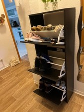 Schuhschrank schwarz schmal gebraucht kaufen  Dessau-Roßlau
